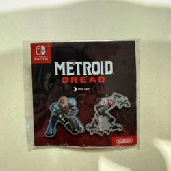 Metroid Dread Preorder Bonus Pin Set 