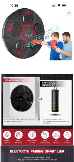 Boxing Trainer w/ Bluetooth App 