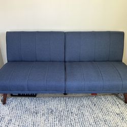 Navy Blue Couch/futon