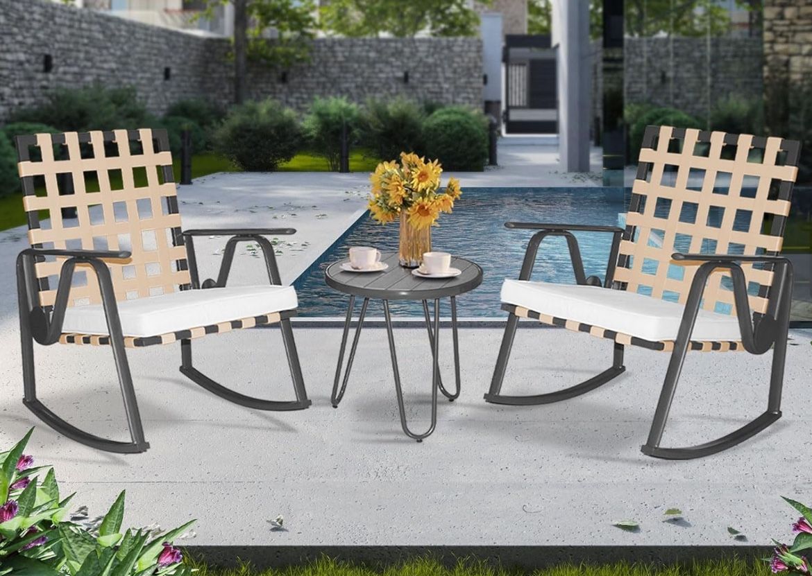 Brand New 5 PCs Metal Rocking Set Free Delivery