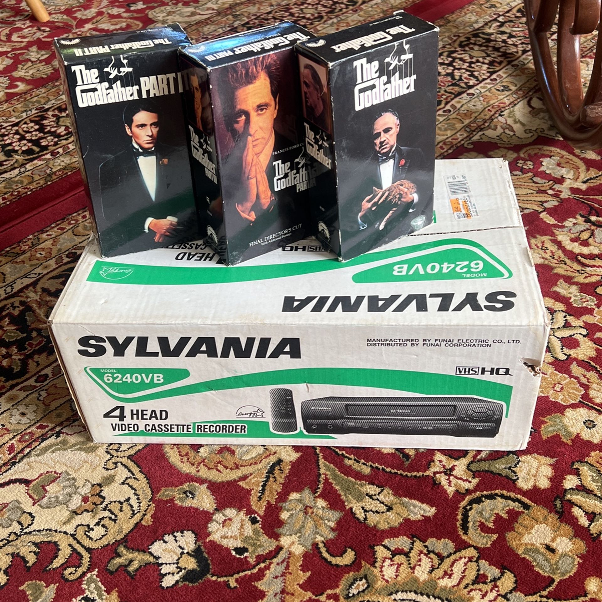 New VHS Player Plus Godfather