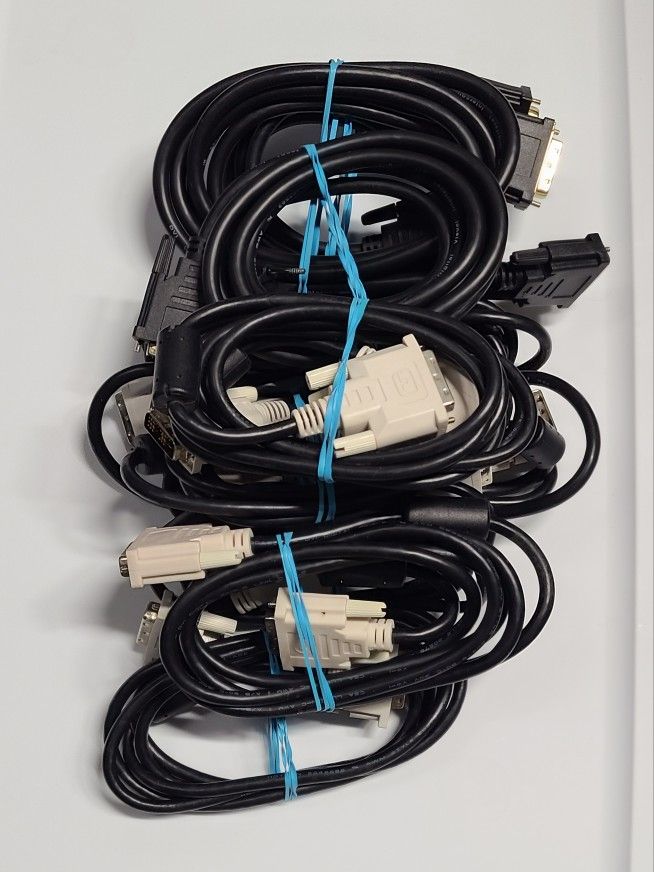 Video DVI Cables LOT Of 6