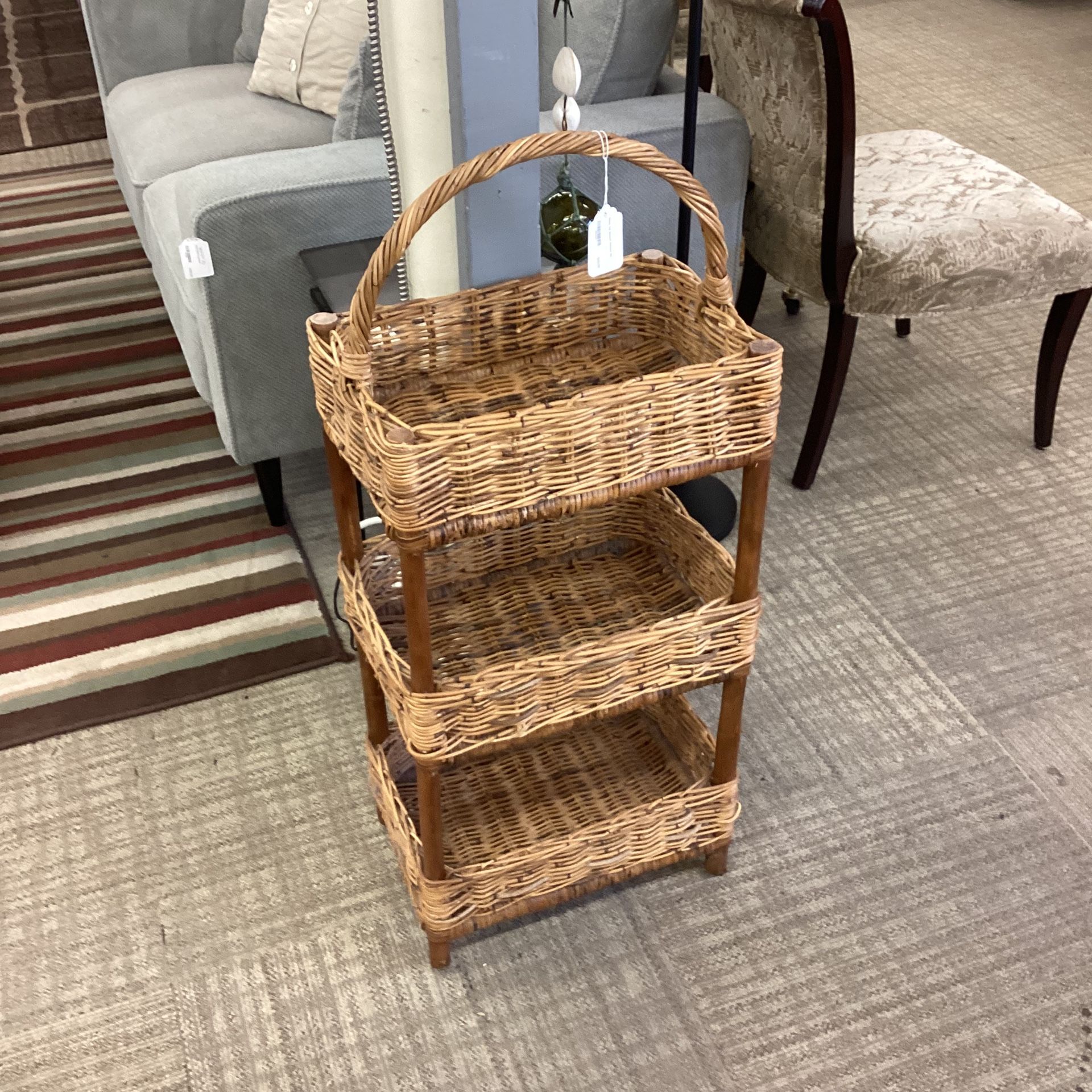 Three Tier Basket Shelves 