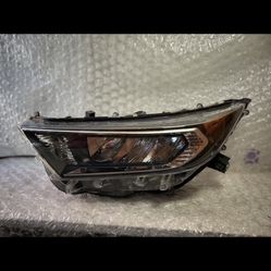 2019-2020-2021 TOYOTA RAV4 LEFT DRIVER SIDE LED HEADLIGHT CHROME BEZEL OEM USED 