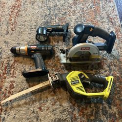 Ryobi 18v Power Tools