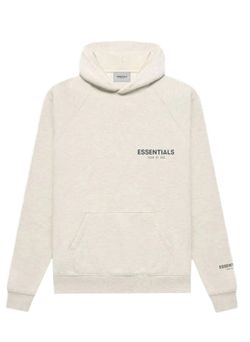 Fear of God Essentials Core Collection Pullover Hoodie Light Heather Oatmeal