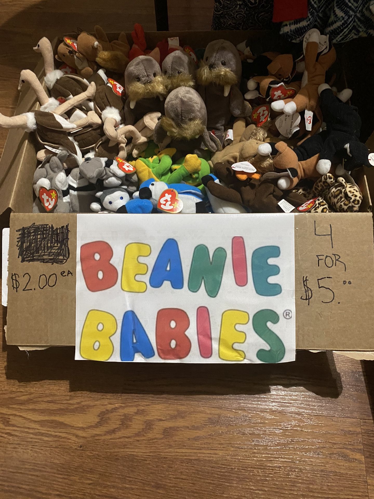 Teenie Beanie Babies and Beanie Babies  Great Price!