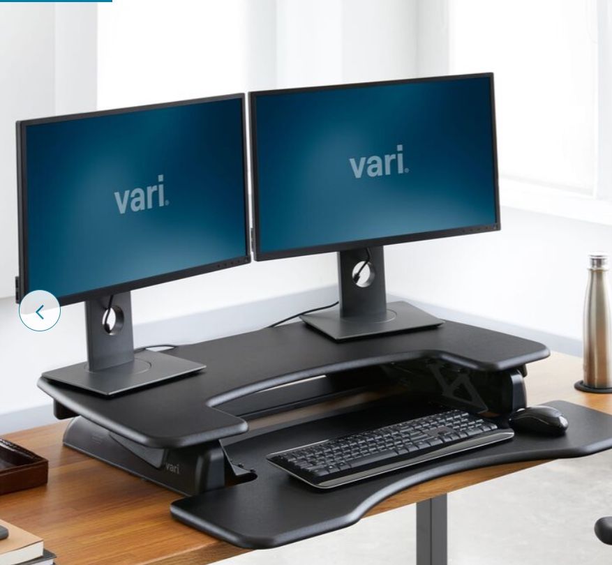 VARIDESK Pro Plus 36 Electric Standing Desk With Desktop PowerHub 48504