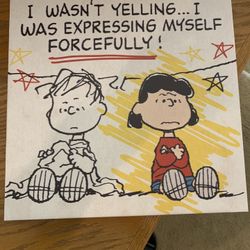 Linus and Lucy Canvas