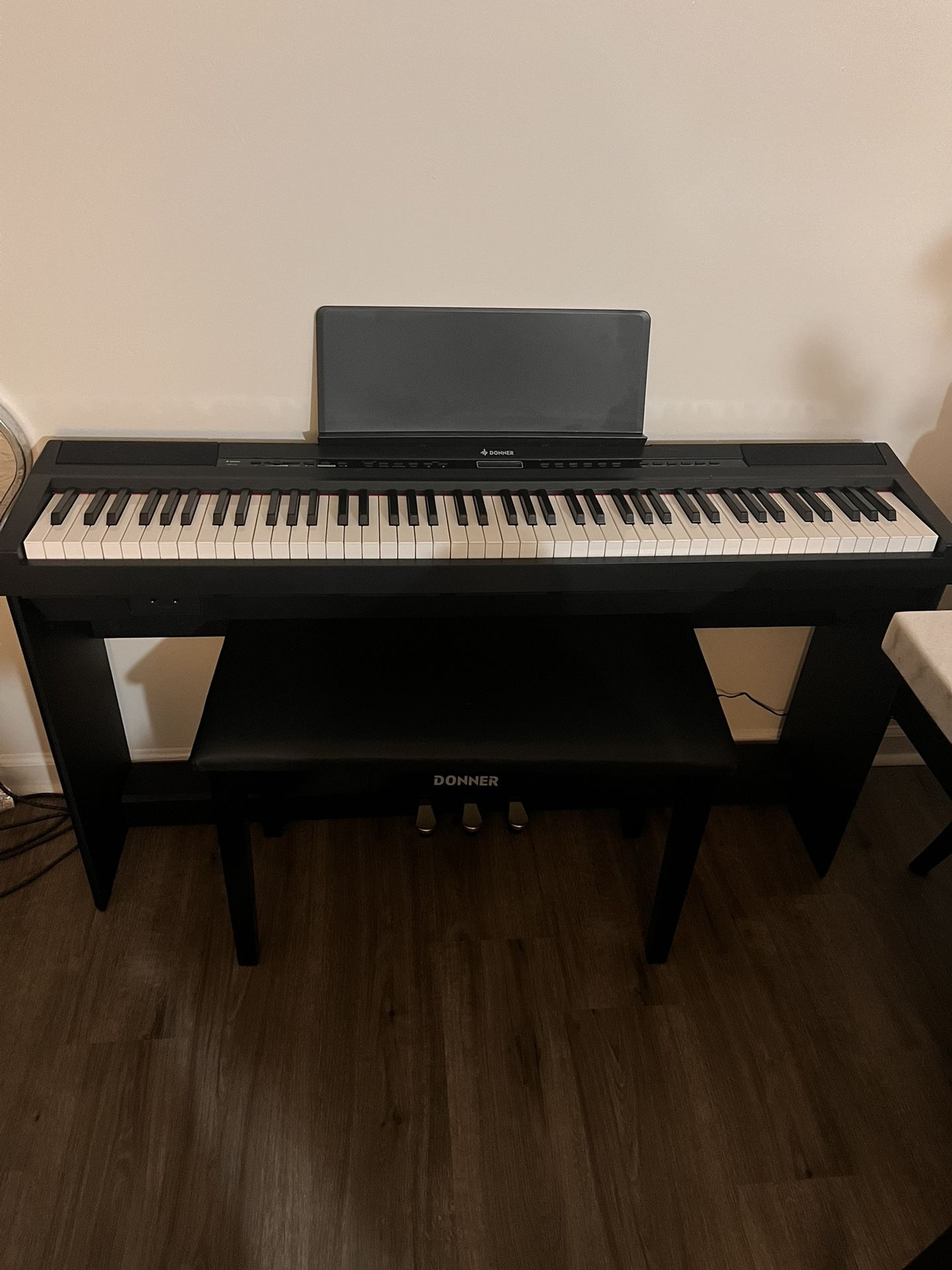 Donner Dep-20 Weighted Digital Piano and Storage Bench