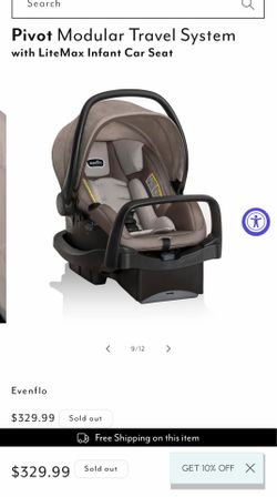 Infant car seat with two bases