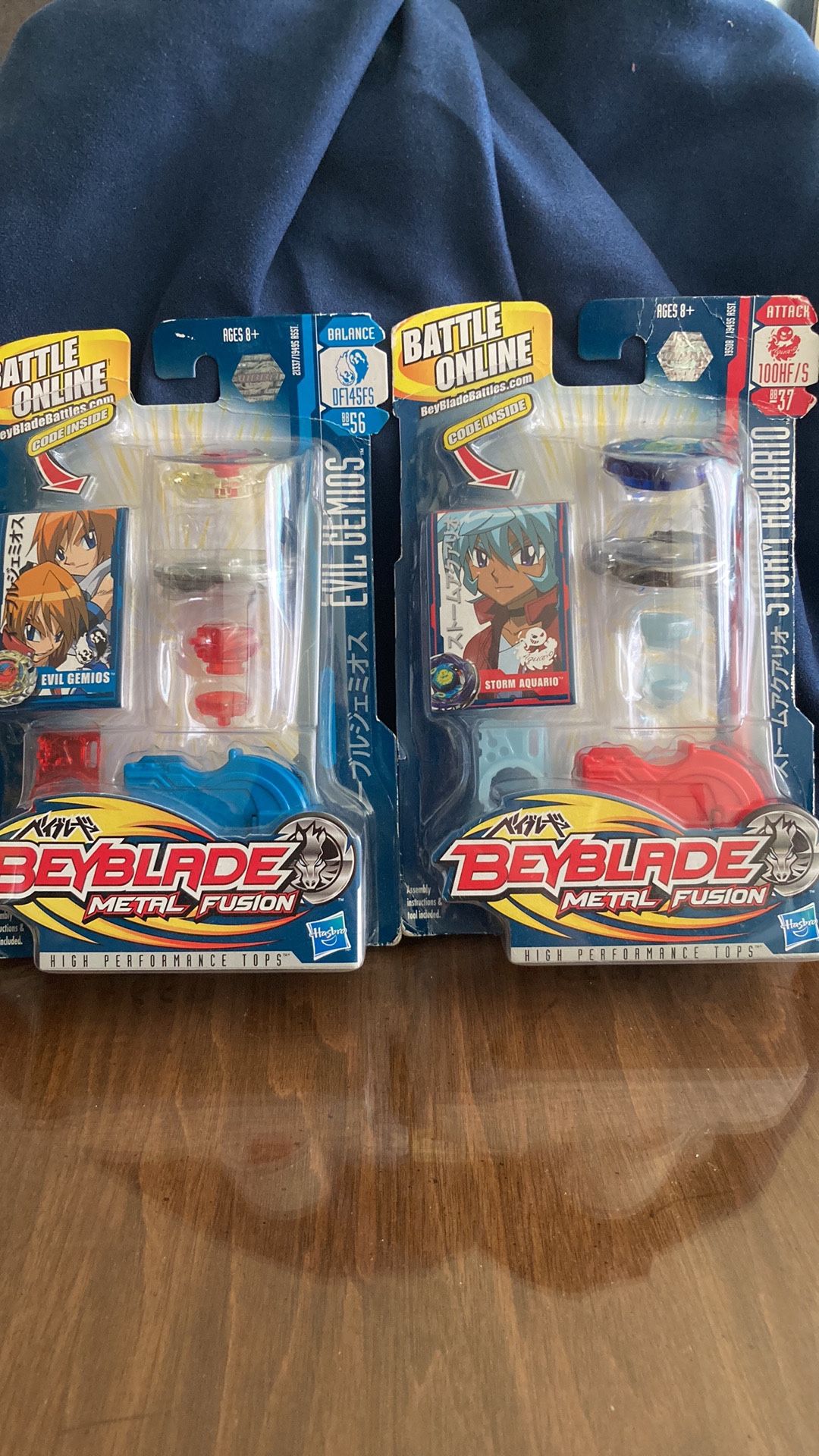 Beyblade Storm Aquario + Evil Gemios