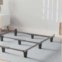  Deluxe Bed Frame Steel construction, supports 2,200 lbs, fits Twin–Cal King & tool-free setup.  