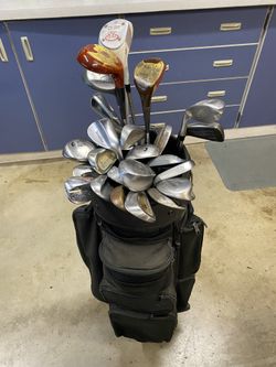 Bag Full of Golf Clubs