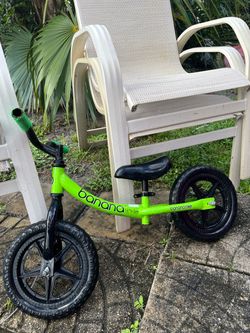 Banana Bike Kids Balance Bike Green
