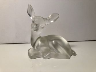 Fenton Deer Glass Reindeer Antique Decoration
