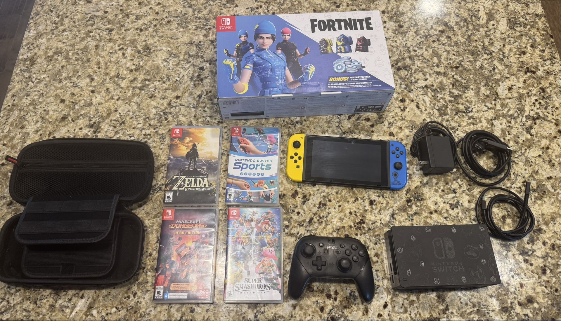 Nintendo Switch Fortnite Edition Bundle with Many Extras