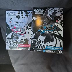 Pokemon White flare and black bolt booster bundle