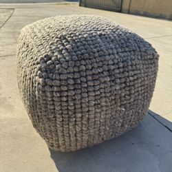 Wool Pouf