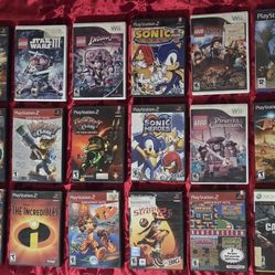 PS2, PS1, and Wii Games