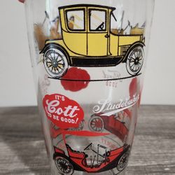 1950s COTT HAZEL ATLAS Glass with Lid