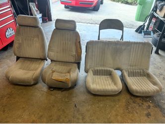1990 Firebird Trans Am Original Seats Complete Set