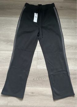 UGG Black Track Pants with Side Stripe Detail