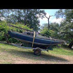 1980 Victorian Sailboat And Trailer 