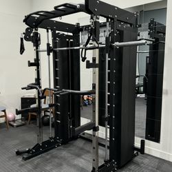Smith Machine , Squat Rack , Bench Press , Leg Press , Pulley System Machine For Your Weights 