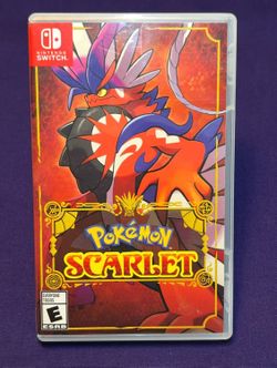 Nintendo Switch Pokemon Scarlet