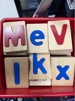 Alphabet wooden puzzles