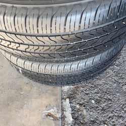 FIRESTONE TIRE PAIR 225 60 17