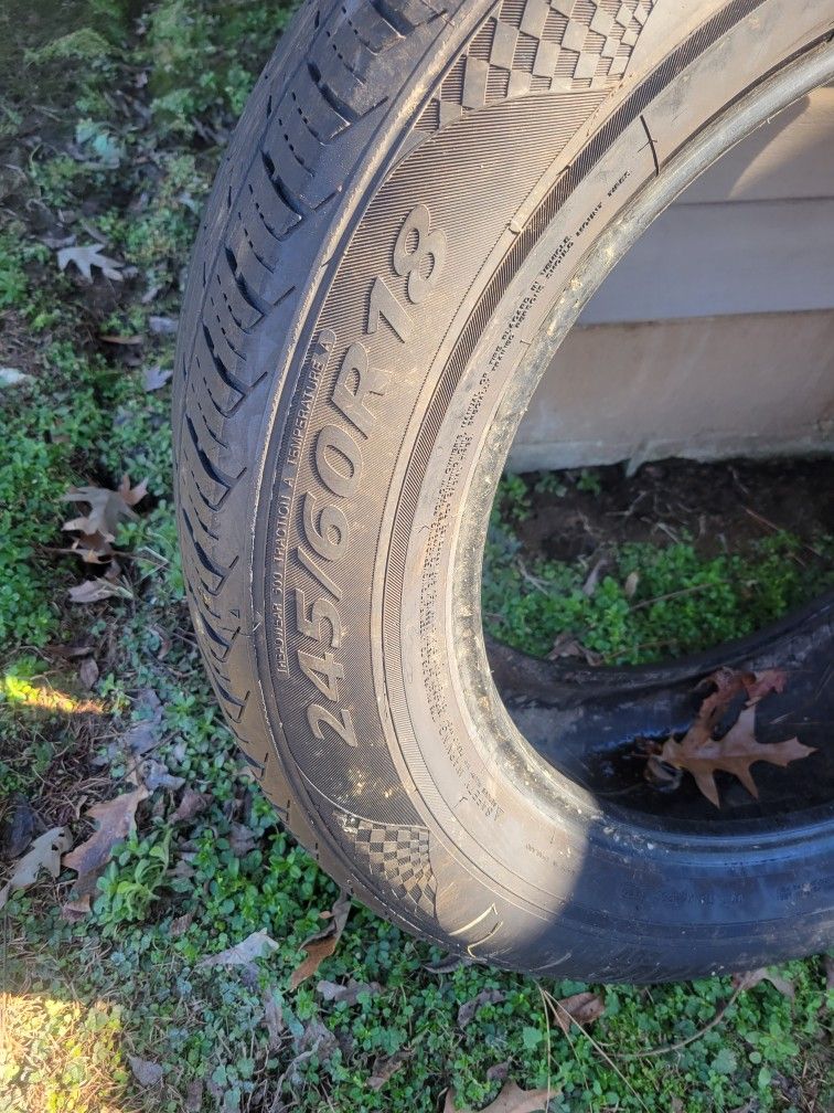 Barely USED Tire 245/80/16