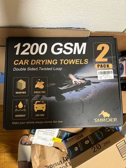 Car drying towels