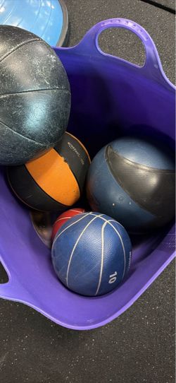 Set of Used Medicine Balls