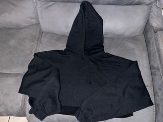 Cropped hoodie sweater