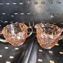 Vintage Jeanette Glass Pink Lot