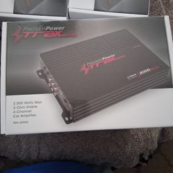 Precision Power Trax Micro 2000 Watts 4 Ch Amplifier Brand New In The Box 