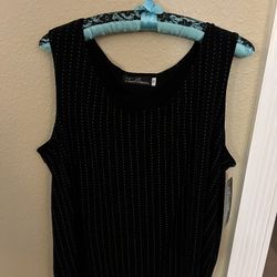 NEW WITH TAGS Women’s Sleeveless Tank Top By “TRAVEL ELEGANCE,” Size 1X