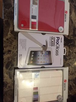 iPad mini leather cases and tempered glass for $20