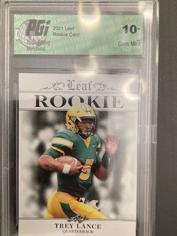 2021 Trey Lance Rookie Leaf Card Gem Mint10