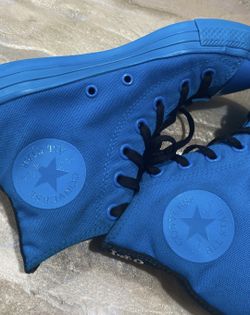 Converse All Star X OPI Blue Music Is My Muse HighTop Blue Sneakers Women s 6.4 Men s 4.5 for Sale in Laud By Sea FL OfferUp