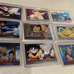Dragon Ball Z cards 9 pieces 2 real rare