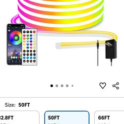 Led neon lights 50 feet