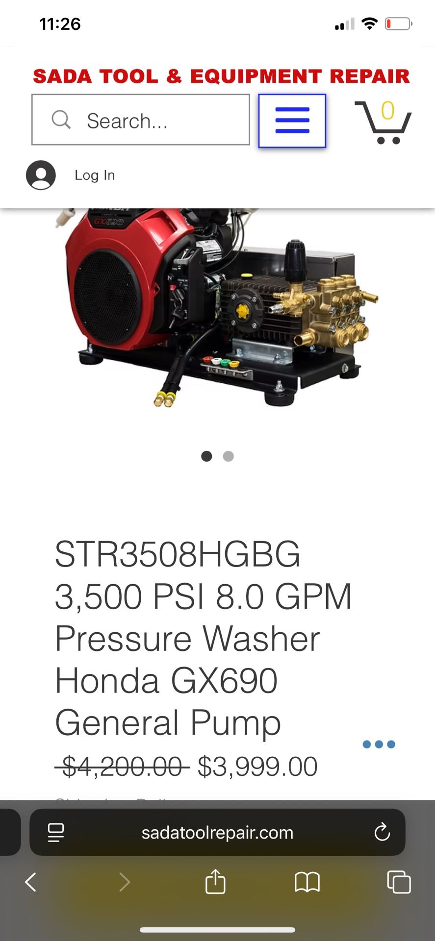 Honda Power Washer