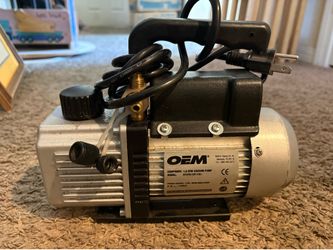 OEMTOOLS 1.8 CFM Single Stage Vacuum Pump $65
