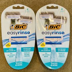 BIC EasyRinse Anti-Clogging Razors