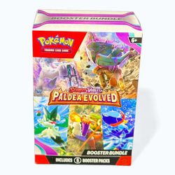 Pokémon TCG Paldea Evolved Booster Bundle 6 Packs Scarlet & Violet Sealed New