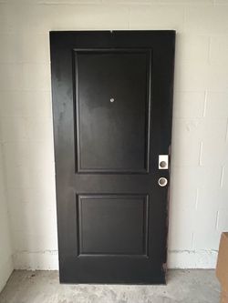 36” x 79” Exterior Front Door – 2 Panel