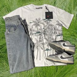 Palm Angles White Palm T-Shirt Men’s Small - Medium